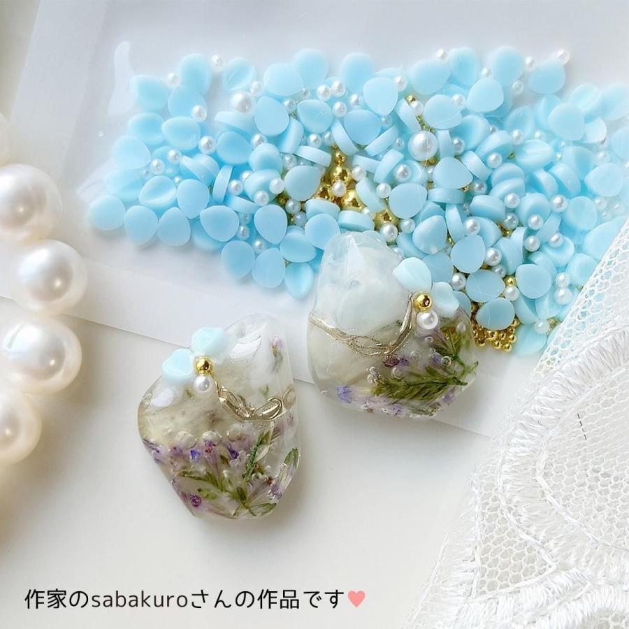 デコパーツ ブレンド済♪ ミニフラワーパーツ レジン封入素材 花びら