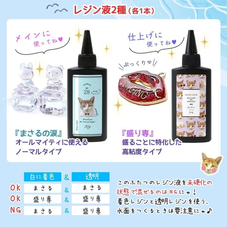 隠れ工房GreenOcean レジンセット るぅくまさん監修 海塗りスタート