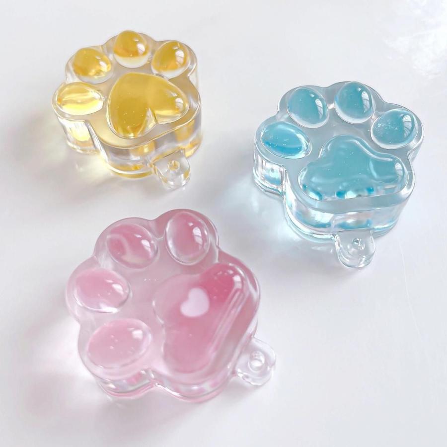 シリコン型・モールド にくきゅう3兄弟 シリコンモールド レジン型