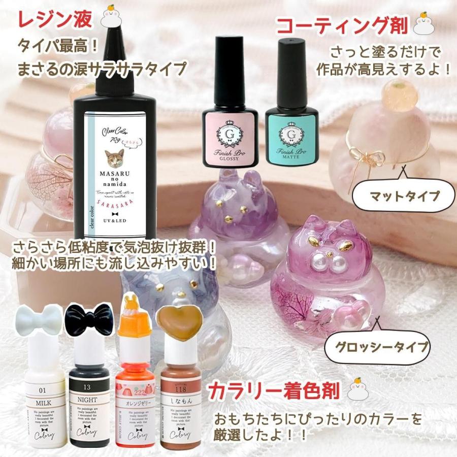 隠れ工房GreenOcean レジンセット かがみもち＆スイーツ量産 レジン