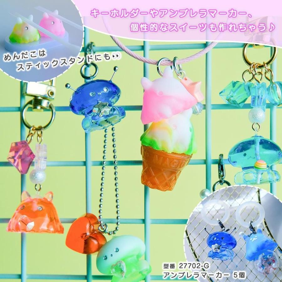 シリコン型・モールド めんだこ・くらげ シリコンモールド レジン型 海