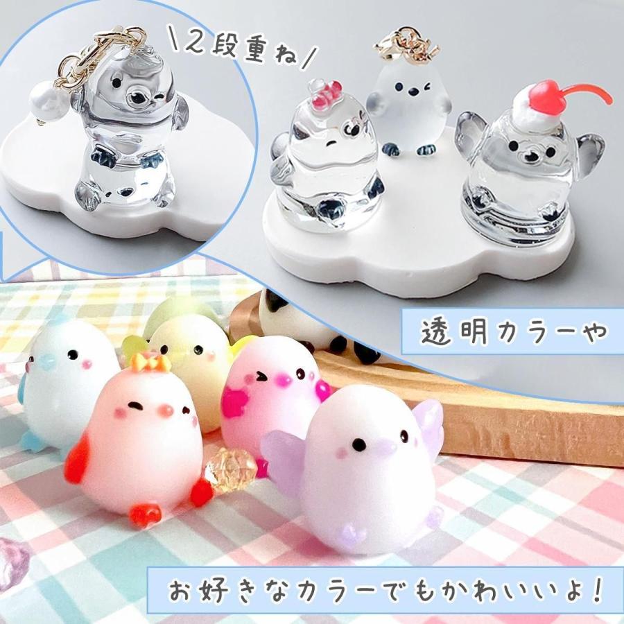 シリコン型・モールド シマエナガ シリコンモールド レジン型 小鳥