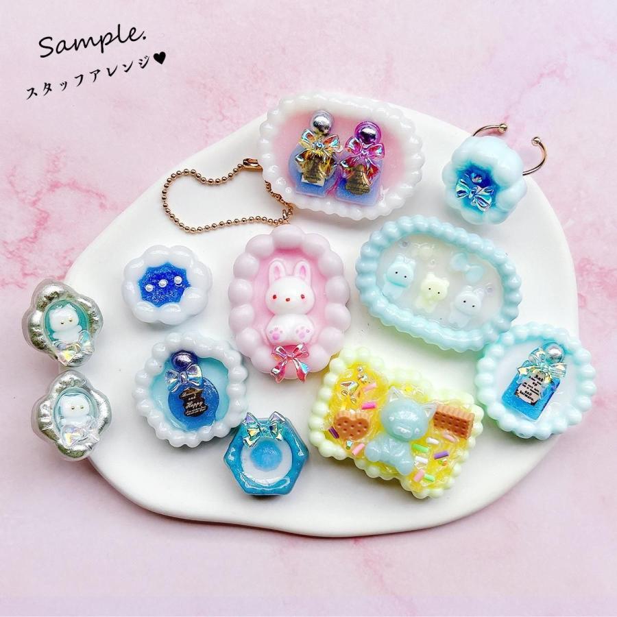 シリコン型・モールド つぶつぶミニプレート シリコンモールド レジン