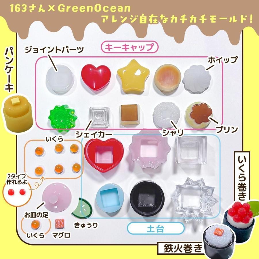 隠れ工房GreenOcean シリコン型・モールド 163さんコラボ カチカチ