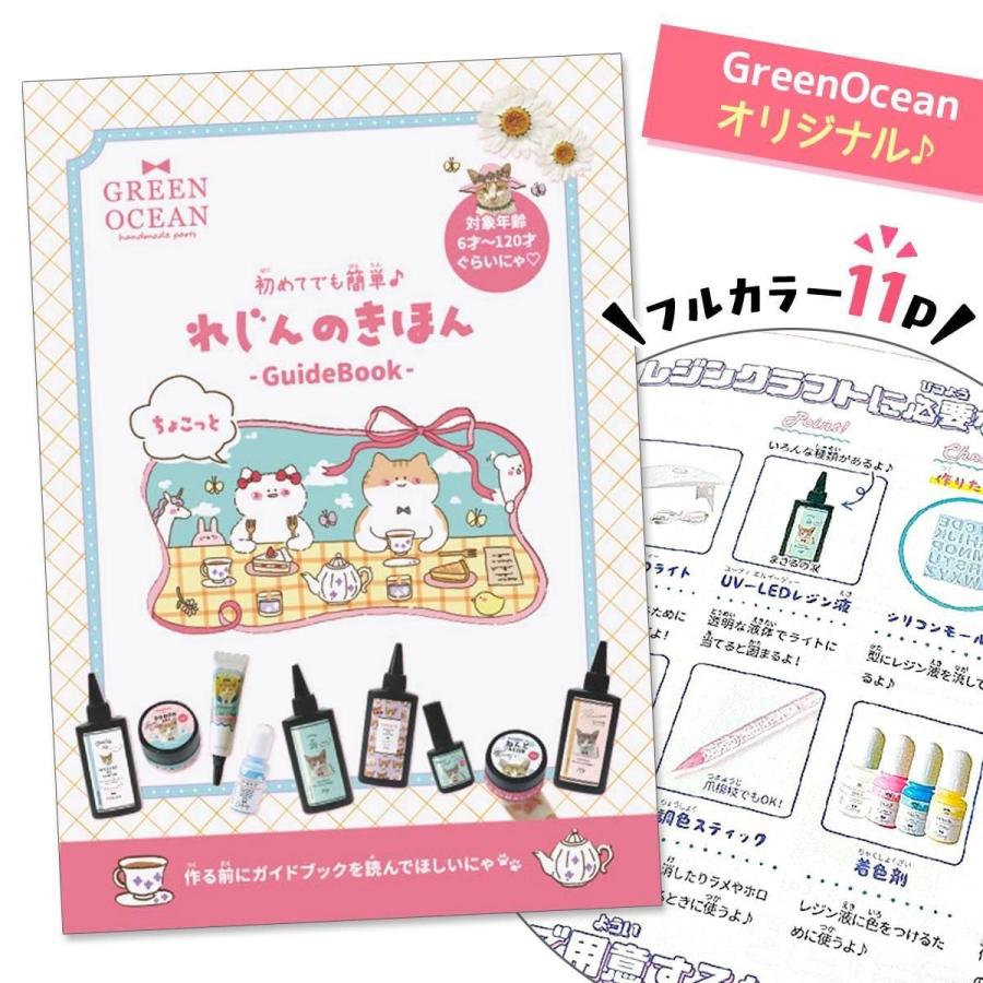 隠れ工房GreenOcean 小冊子 初めてでも簡単♪れじんのきほん ガイド