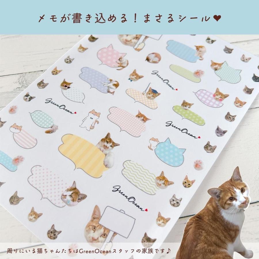 隠れ工房GreenOcean 保護猫支援 まさるの文具 3点セット チャリティ