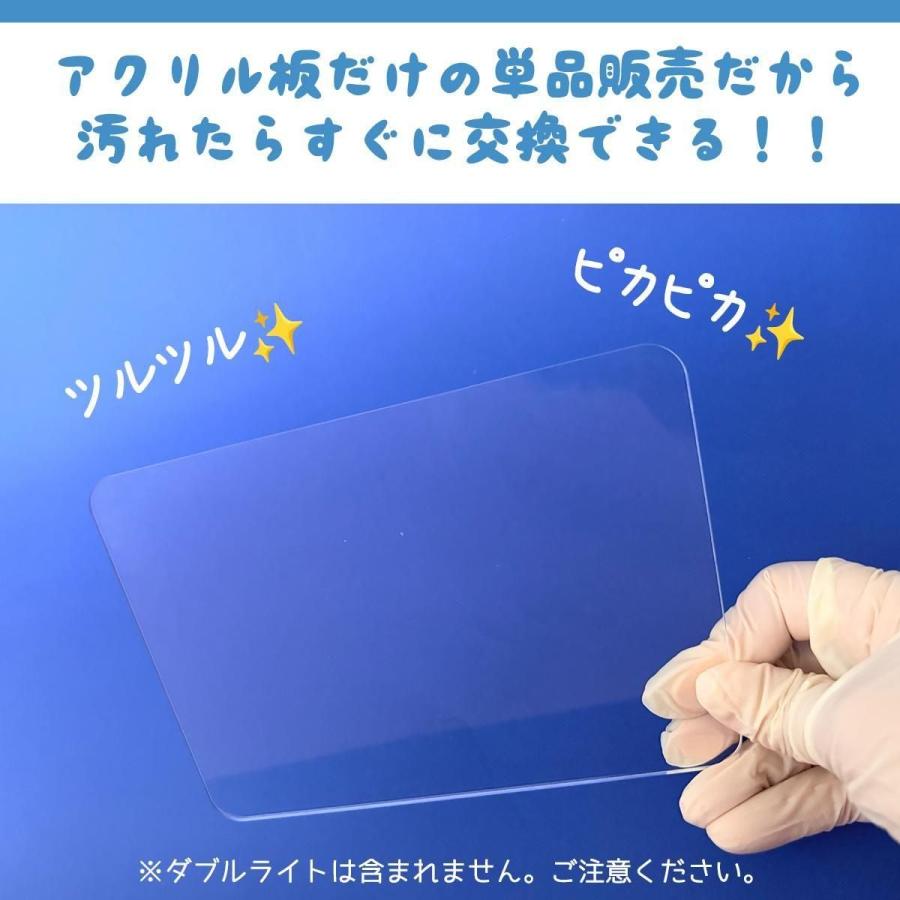 隠れ工房GreenOcean レジン用品 交換パーツ アクリル板 まさるのUV-LED