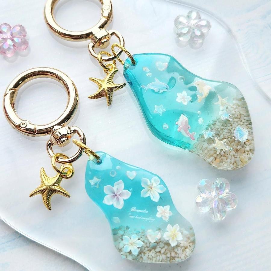 シール プレミアムレジンシール 夏 海 マリン リゾート くらげ