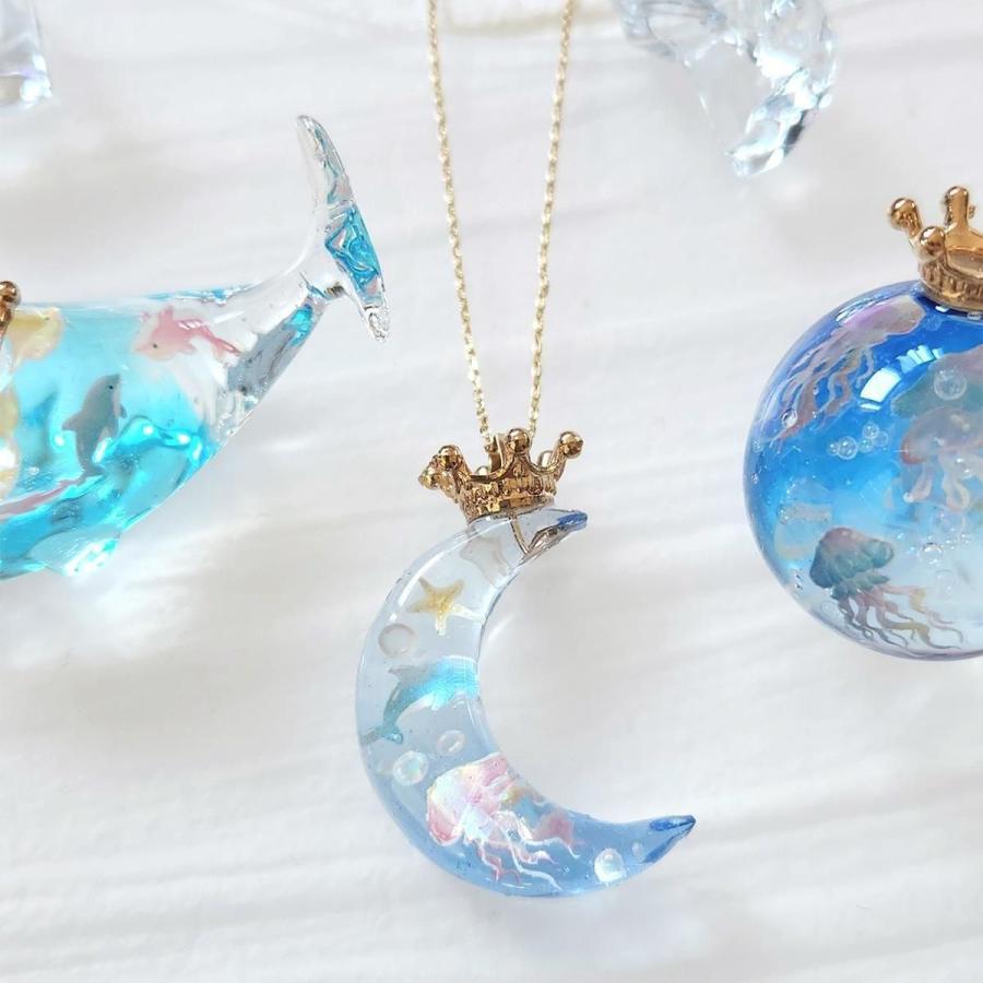 シール プレミアムレジンシール 夏 海 マリン リゾート くらげ
