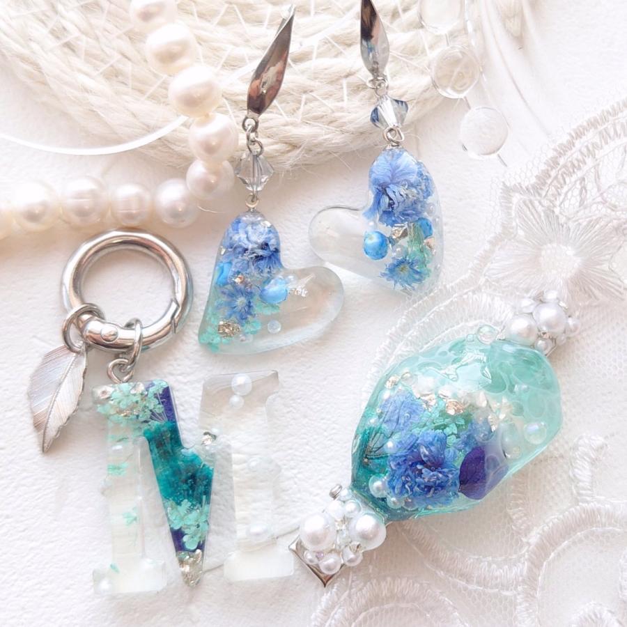 隠れ工房GreenOcean ドライフラワー ドライフラワーMIX クリアケース