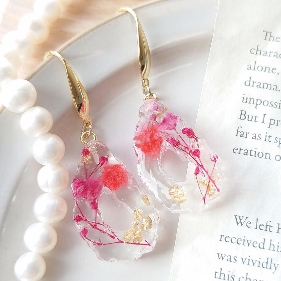 隠れ工房GreenOcean プリザーブドフラワー 枝付きカスミソウ リーフ