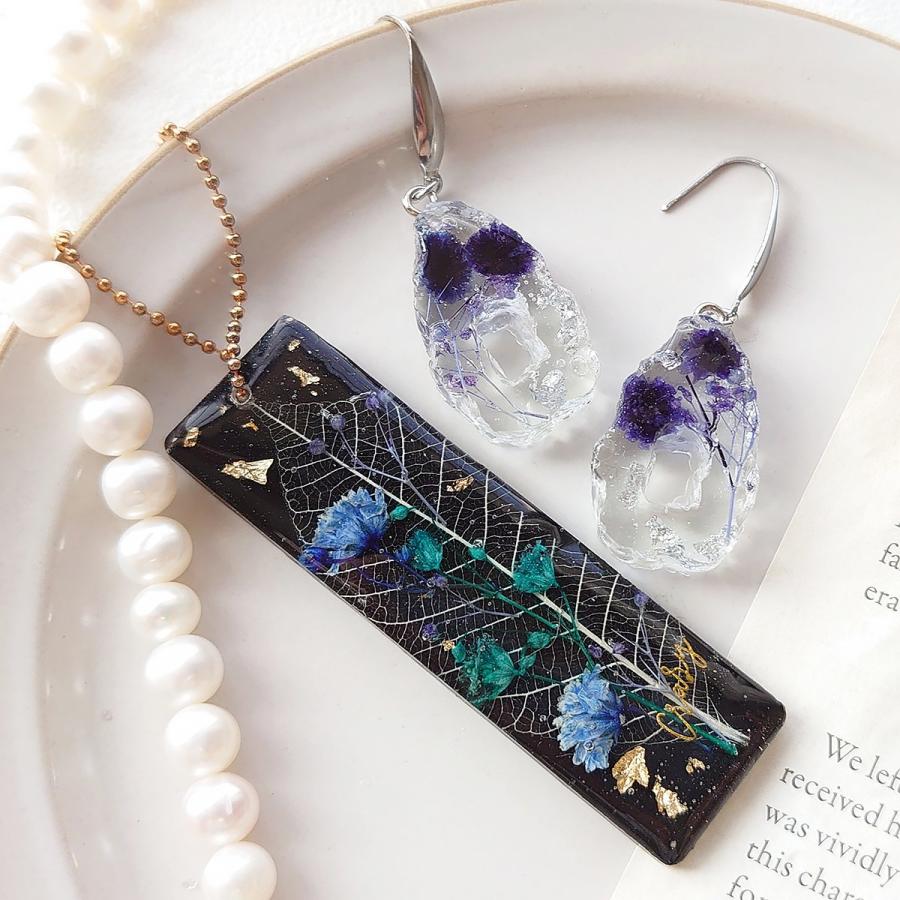 レジン＊リーフ フラワー ヘアゴム⟡.·*. 56a8f4978db6ef21b890fcae1e0f44