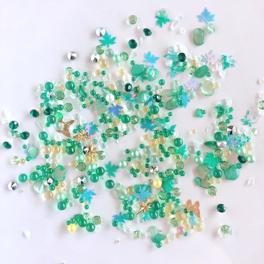 隠れ工房GreenOcean 封入 レジン封入素材 封入パーツ シェイカー