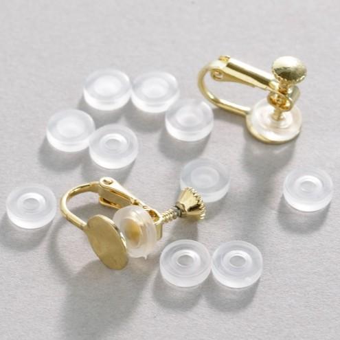 ピアス イヤリング 5ペア シリコンカバー バネ式イヤリング用 金属アレルギー対応 シリコン 基本金具 レジン キャッチ イヤリング ピアス A 4111 G 隠れ工房 Greenocean 通販 Yahoo ショッピング