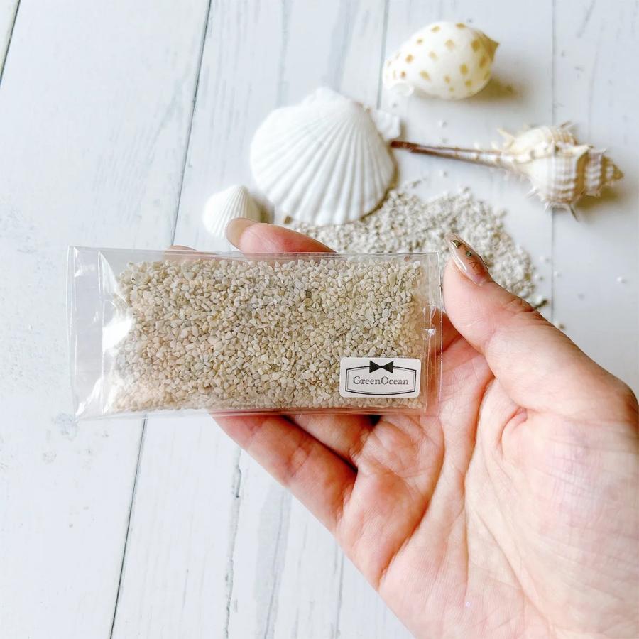 隠れ工房GreenOcean 自然素材 20g 本物のサンゴのかけら＆海の砂