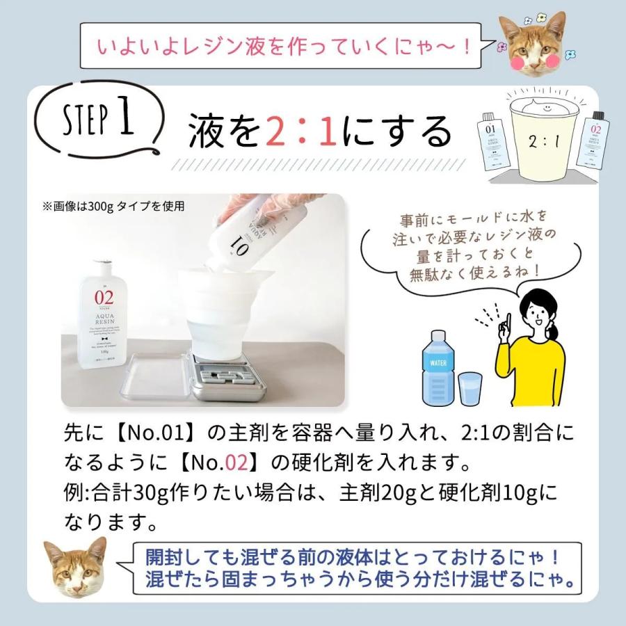 隠れ工房GreenOcean 送料無料 大容量 2液性レジン液 1.5kg NEWアクア