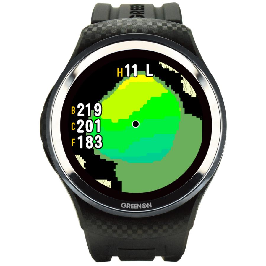 ゴルフ距離計 GPS 腕時計 THE GOLF WATCH A1-III（ザ・ゴルフウォッチA1-III）ゴルフ 時計 カウンター グリーンオン GreenOn 有機EL タッチディスプレイ｜greenon｜02