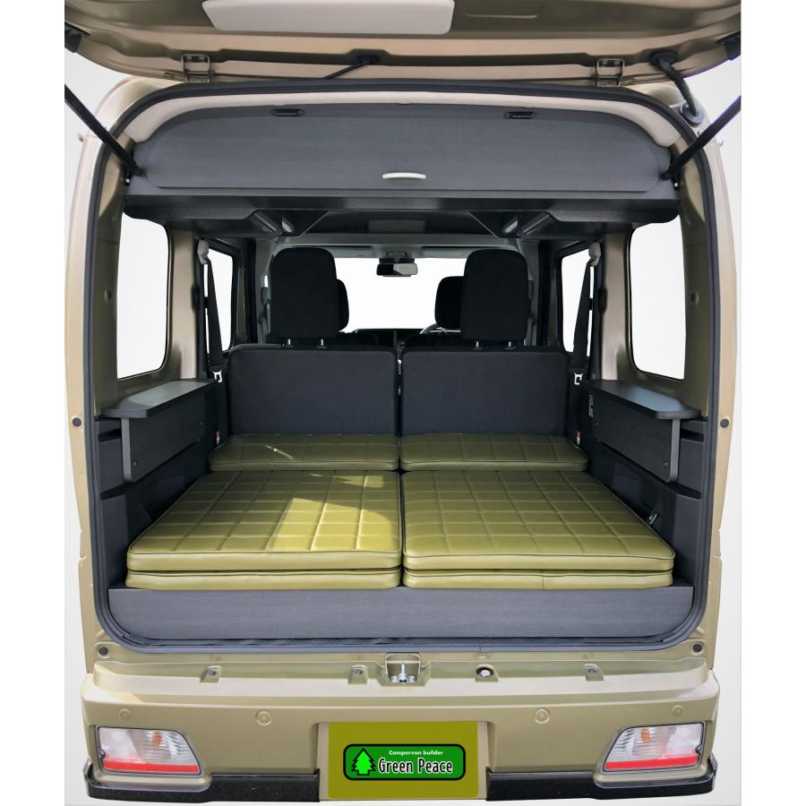 アトレーS700/710V用　キャンピングカーキット　Ver.Z　ベッドキット　オーバーヘッドコンソール　車中泊｜greenpeace-camping｜16