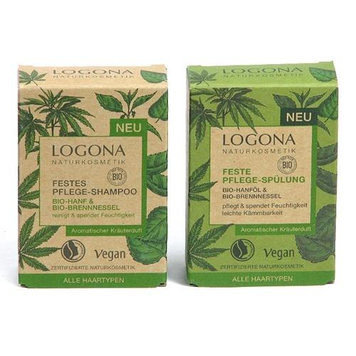 LOGONA（ロゴナ） ＜ヘンプ＆ネトル＞ ソリッド シャンプー＆ソリッド