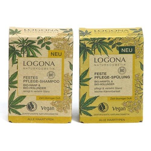 LOGONA（ロゴナ） ＜ヘンプ＆エルダーフラワー＞ ソリッド シャンプー