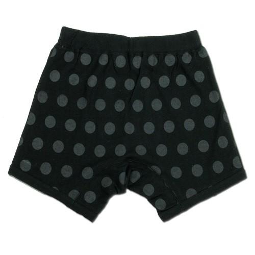 SURPLUS HEMP (サープラスヘンプ) TEE BOXER ： DOT ヘンプオーガニックコットン ボクサーパンツ / BLACK｜greenplanet｜04