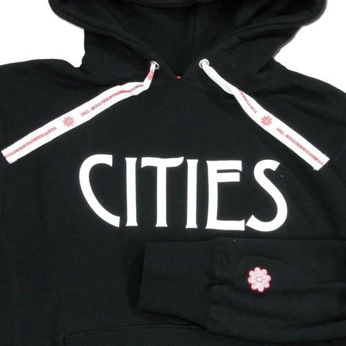 Tokyo Hemp Connection (トウキョウヘンプコネクション) CITIES HOODY ヘンプコットン プルオーバー パーカー / BLACK｜greenplanet｜02