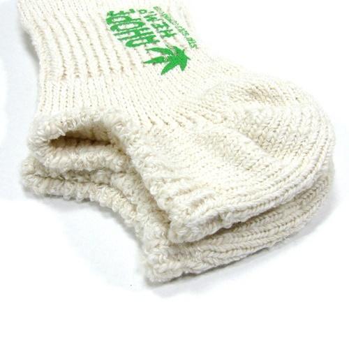 A HOPE HEMP アホープヘンプ HEMP SOCKS ヘンプソックス メンズ レディース スラブネップ無地スニーカー 靴下 HSX-008 NATURAL｜greenplanet｜03