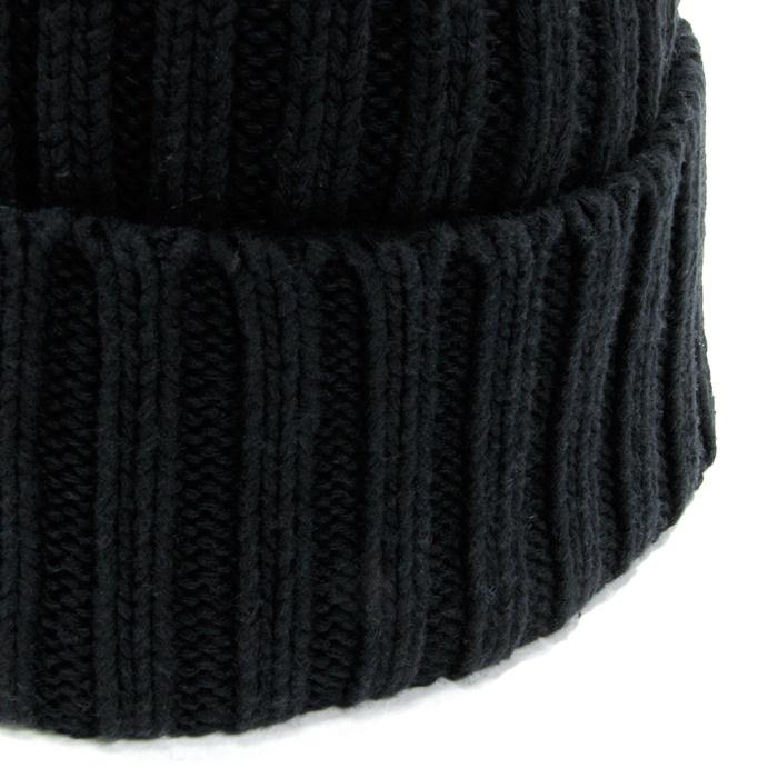 AHOPEHEMP（アホープヘンプ） H/OC KNIT CAP / BLACK ヘンプ