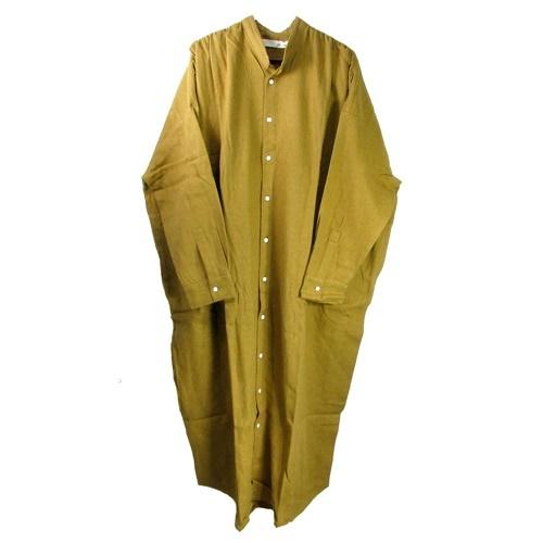 AHOPEHEMP A HOPE HEMP アホープヘンプ FLANNEL GATHERED SHIRTS OP 