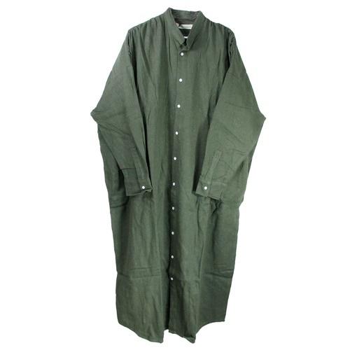 AHOPEHEMP A HOPE HEMP アホープヘンプ FLANNEL GATHERED SHIRTS OP 