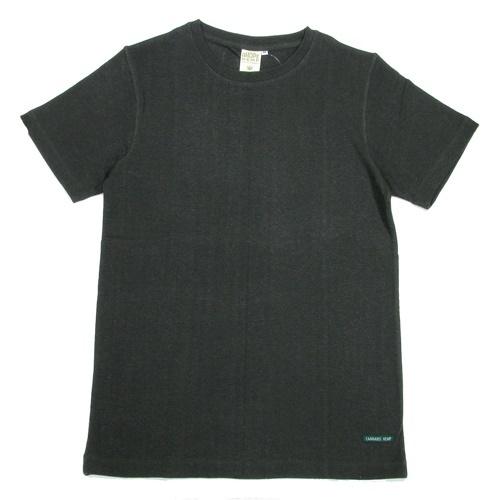 A HOPE HEMP アホープヘンプ REGULAR S/S TEE / OLD BLACKIE ヘンプコットン ショートスリーブ Tシャツ 半袖 無地｜greenplanet