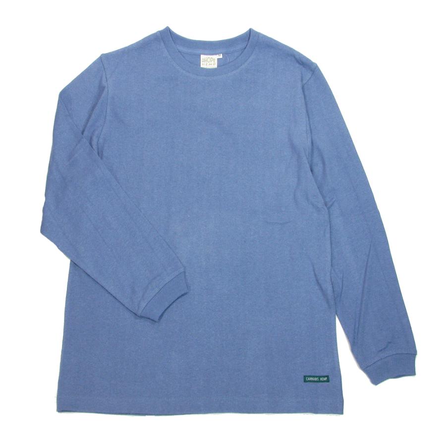 AHOPEHEMP A HOPE HEMP アホープヘンプ REGULAR L/S TEE / MIDNIGHT 