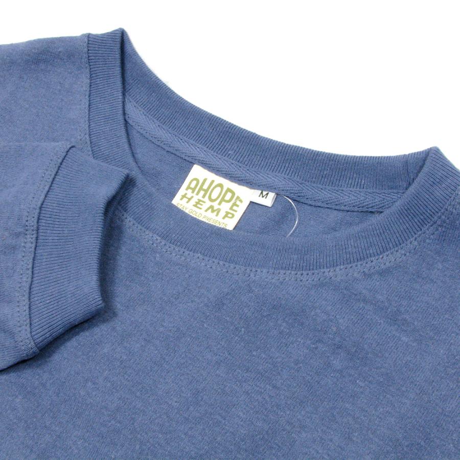 AHOPEHEMP A HOPE HEMP アホープヘンプ REGULAR L/S TEE / MIDNIGHT 