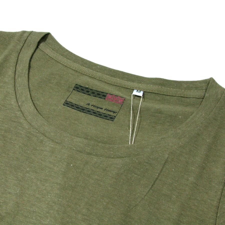 A HOPE HEMP アホープヘンプ WOMEN'S S/S TEE / RAT SAGE ヘンプ オーガニックコットン レディース ショートスリーブ 半袖 Tシャツ カットソー｜greenplanet｜03