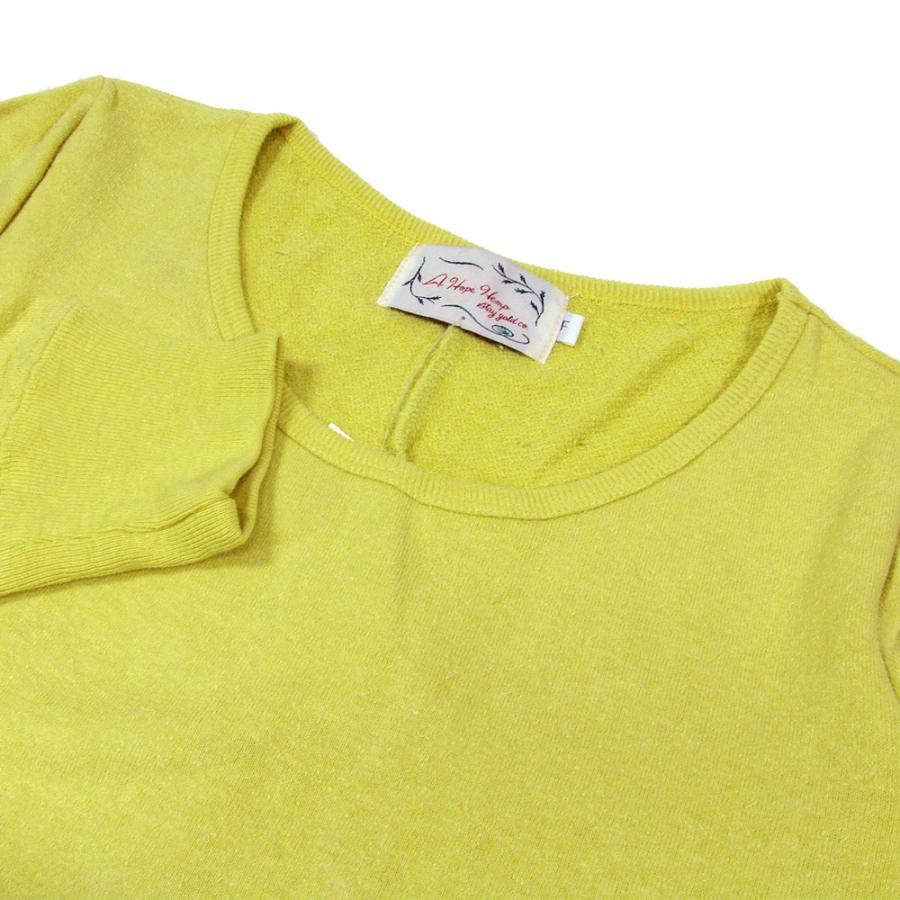 A HOPE HEMP アホープヘンプ SLIT MAXI OP / BREAD ヘンプ コットン ライトスウェット ７分袖 ロングワンピース 無地の画像