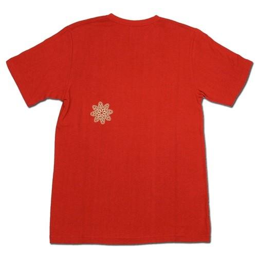 Tokyo Hemp Connection (トウキョウヘンプコネクション) CHILL TEE ヘンプ オーガニックコットン Tシャツ / RED｜greenplanet｜03