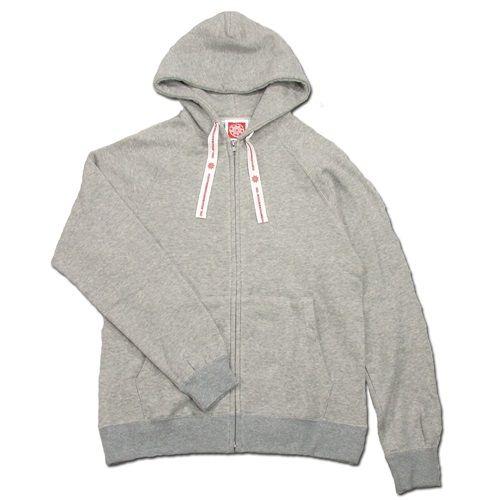 Tokyo Hemp Connection (トウキョウヘンプコネクション) SWEAT ZIP HOODY ヘンプコットン ジップアップパーカー / H.GRAY