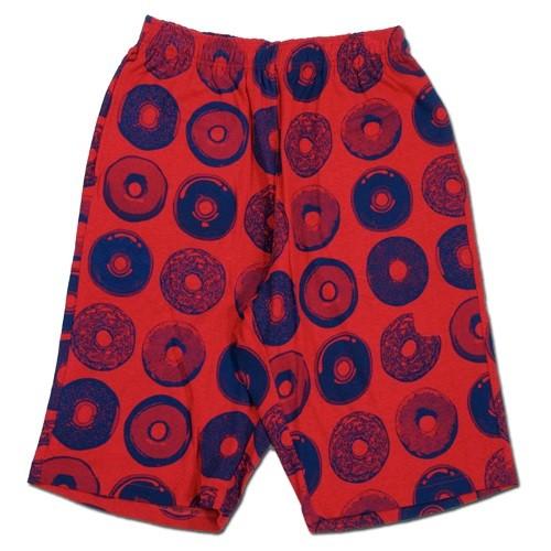 Tokyo Hemp Connection (トウキョウヘンプコネクション) HB SHORTZ D ドーナツ柄 ショートパンツ / RED｜greenplanet