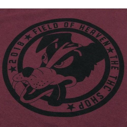 Tokyo Hemp Connection (トウキョウヘンプコネクション)  THC SHOP TEES DOG グラフィック Tシャツ / DEEP RED｜greenplanet｜03