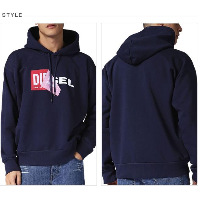 ディーゼル DIESEL パーカー メンズ プルオーバー スウェット S-ALBY  
