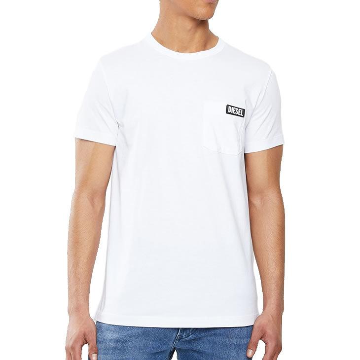 DIESEL ディーゼル Tシャツ クルーネック 半袖 メンズ 00SGTS 0PATI T-WORKY-SLITS バックプリント DS41336SL メール便送料無料｜greenpumpkin｜05