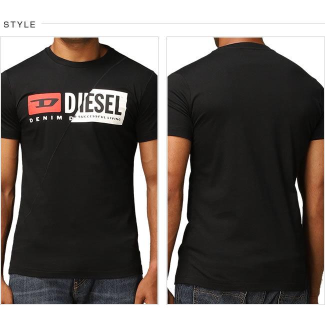 DIESEL ディーゼル Tシャツ クルーネック 半袖 00SDP1 0091A T DIESEL ディーゼル Tシャツ クルーネック 半袖 00SDP1 0091A T