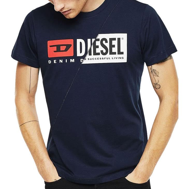 DIESEL ディーゼル Tシャツ クルーネック 半袖 00SDP1 0091A T DIESEL ディーゼル Tシャツ クルーネック 半袖 00SDP1 0091A T