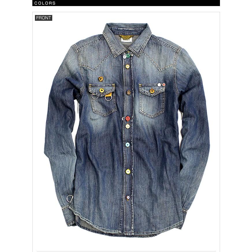 ディーゼル Diesel デニムシャツ メンズ シャツ 長袖 00scrn 0608l Reboot Denim Shirt C Ds 大きいサイズ 正規品 本物保証 Ds グリーンパンプキン 通販 Yahoo ショッピング