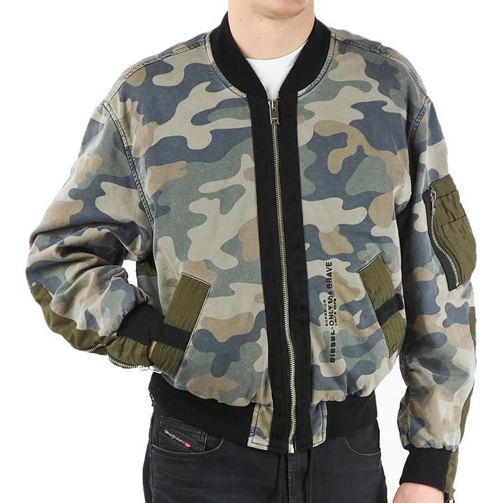 DIESEL ディーゼル ボンバージャケット MA-1 ブルゾン 00SRK1 DIESEL ディーゼル ボンバージャケット MA-1 ブルゾン 00SRK1