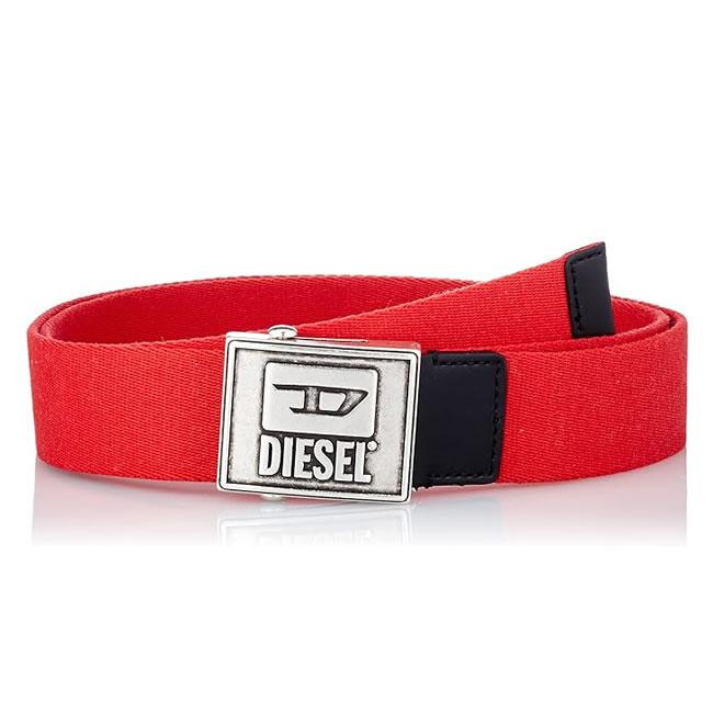 ディーゼル DIESEL ベルト ガチャベルト GIベルト X07760 P4292 B-METALTAPE ブルー オレンジ イエロー DS8062SL｜greenpumpkin｜04