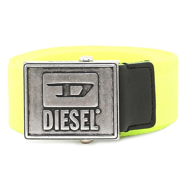 ディーゼル DIESEL ベルト ガチャベルト GIベルト X07760 P4292 B-METALTAPE ブルー オレンジ イエロー DS8062SL｜greenpumpkin｜05