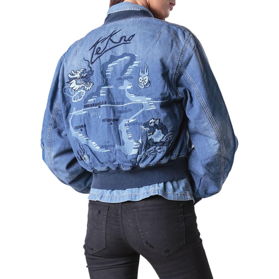 DIESEL ディーゼル スカジャン ボンバージャケット レディース DIESEL ディーゼル スカジャン ボンバージャケット レディース