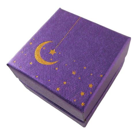 ギフトボックス 月 星 ホログラム 約55×55mm 全4色 1個 2108 box32