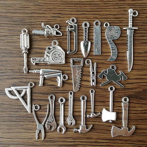 工具 裁縫 チャーム 20個 セット シルバー ミニチュア 金属 2307 工具 裁縫 チャーム 20個 セット シルバー ミニチュア 金属 2307